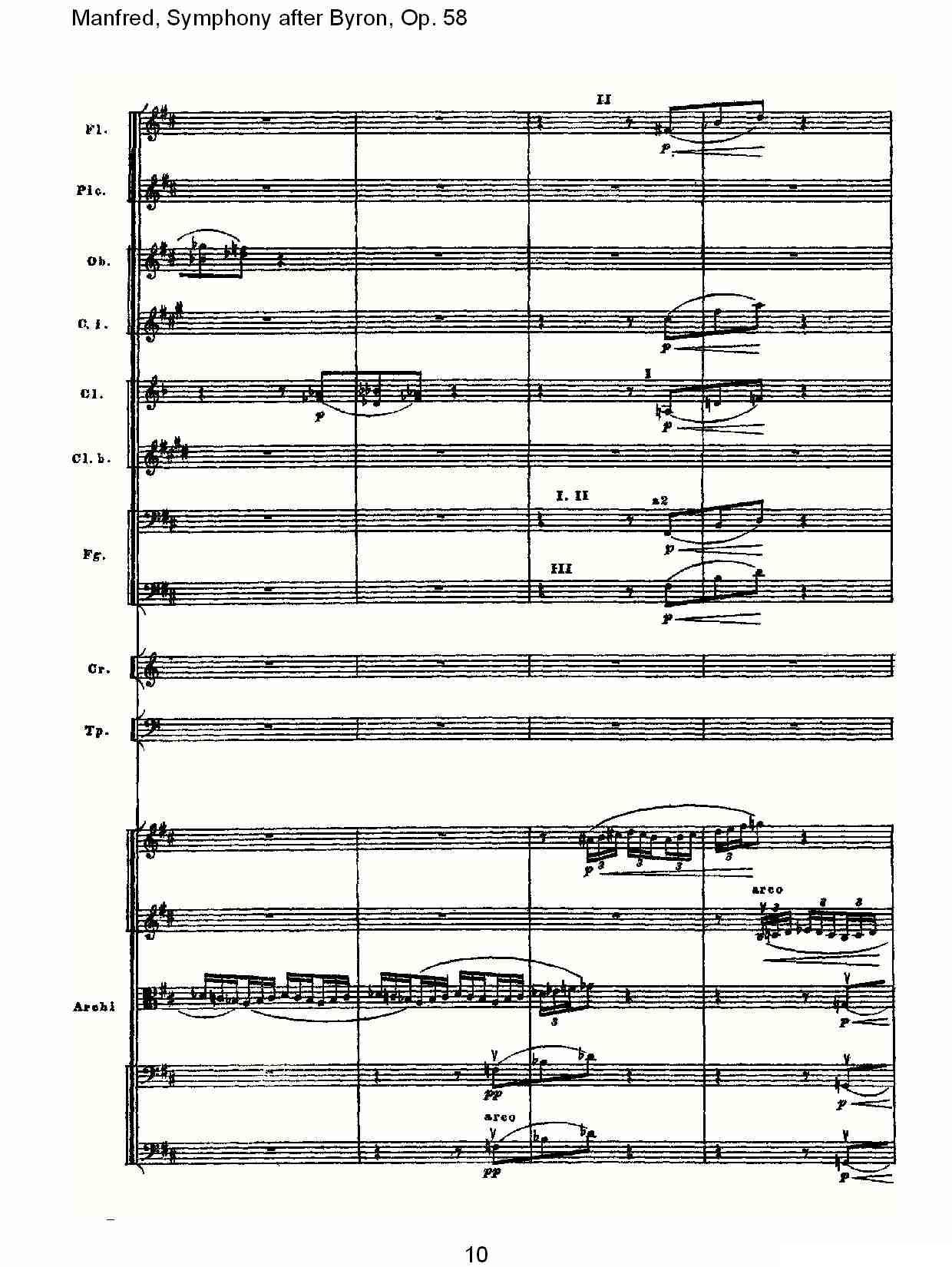Manfred, Symphony after Byron, Op.58第二乐章（一）其它曲谱（图11）