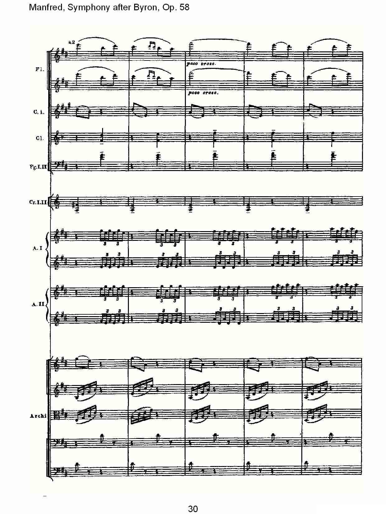 Manfred, Symphony after Byron, Op.58第二乐章（一）其它曲谱（图31）