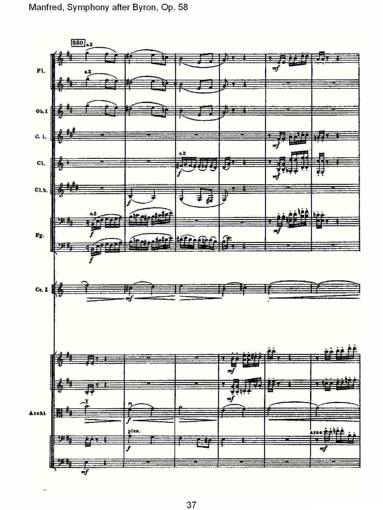 Manfred, Symphony after Byron, Op.58第二乐章（二）其它曲谱（图7）