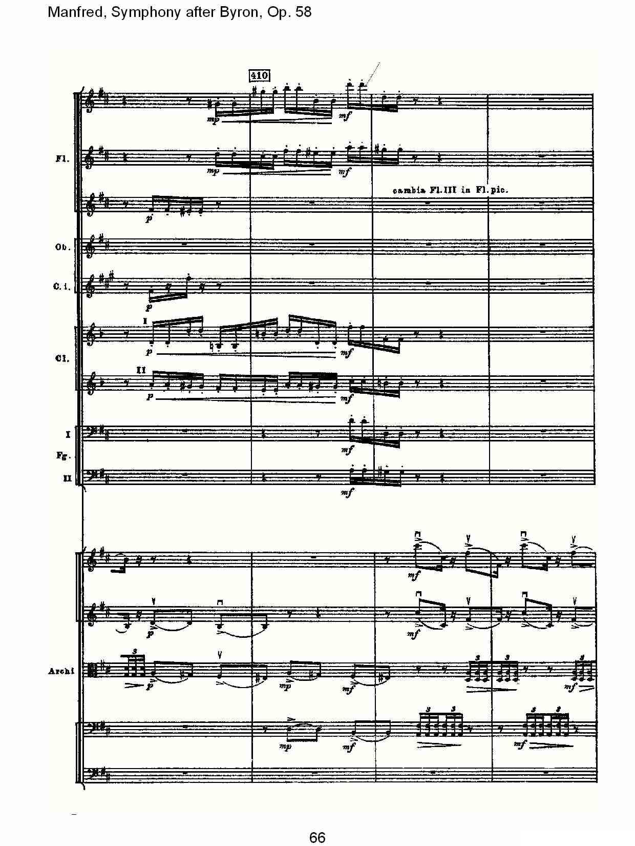 Manfred, Symphony after Byron, Op.58第二乐章（三）其它曲谱（图6）