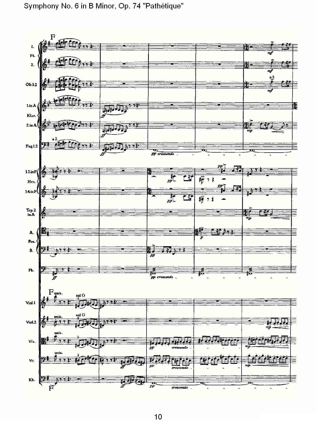 B小调第六交响曲,Op.74（第三乐章[一]）其它曲谱（图10）