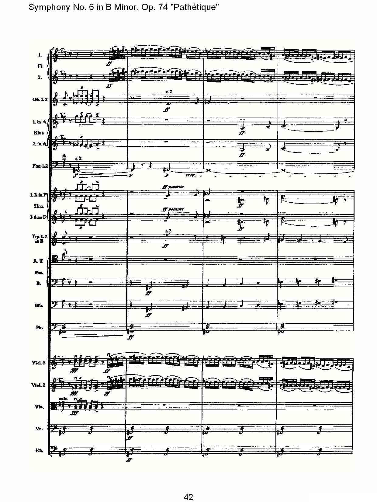 B小调第六交响曲,Op.74（第一乐章[二]）其它曲谱（图12）