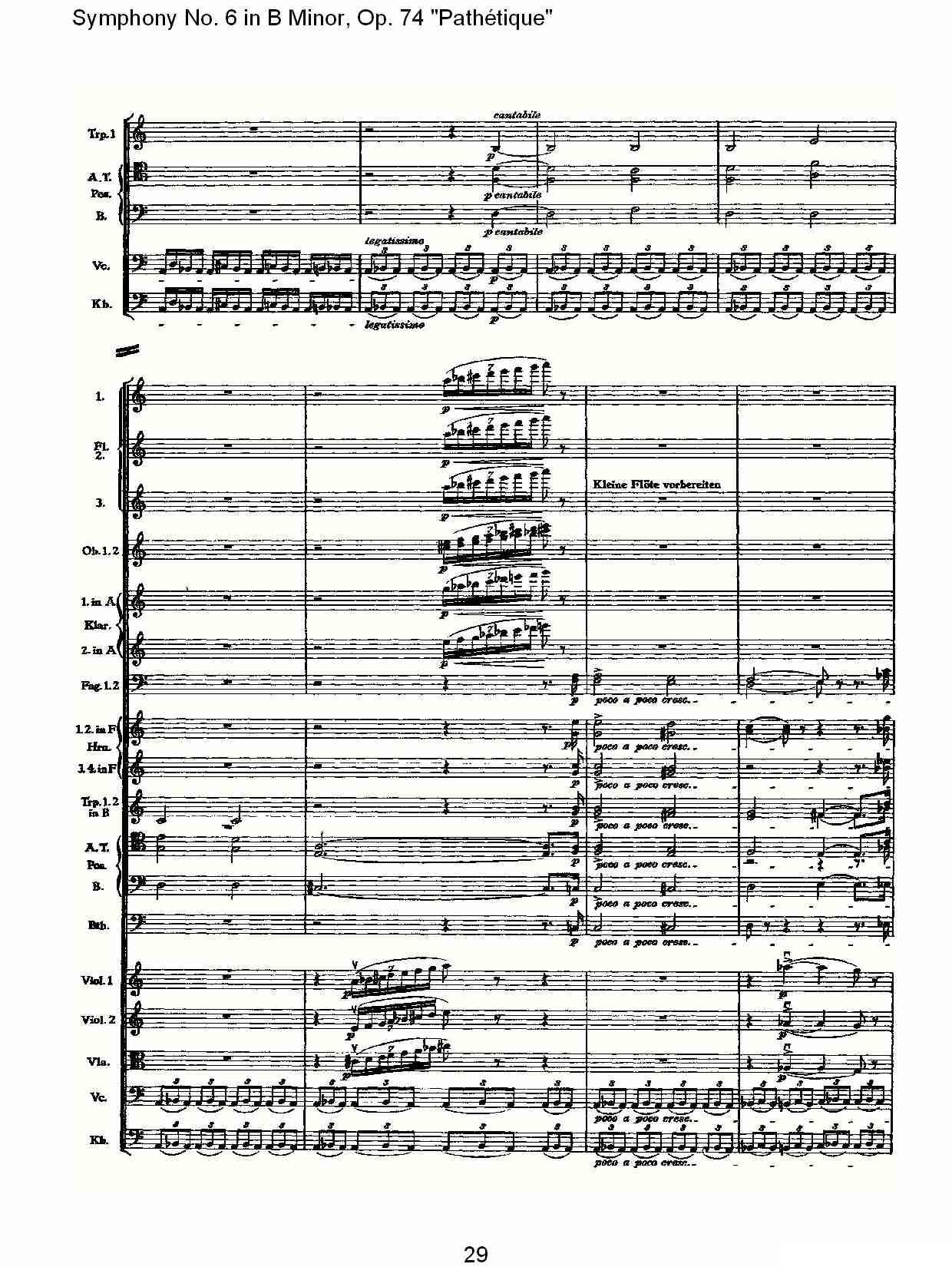 B小调第六交响曲,Op.74（第一乐章[一]）其它曲谱（图29）