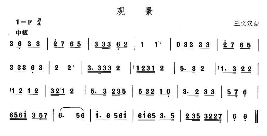 中国民族民间舞曲选（一)东北秧歌：观）其它曲谱（图1）