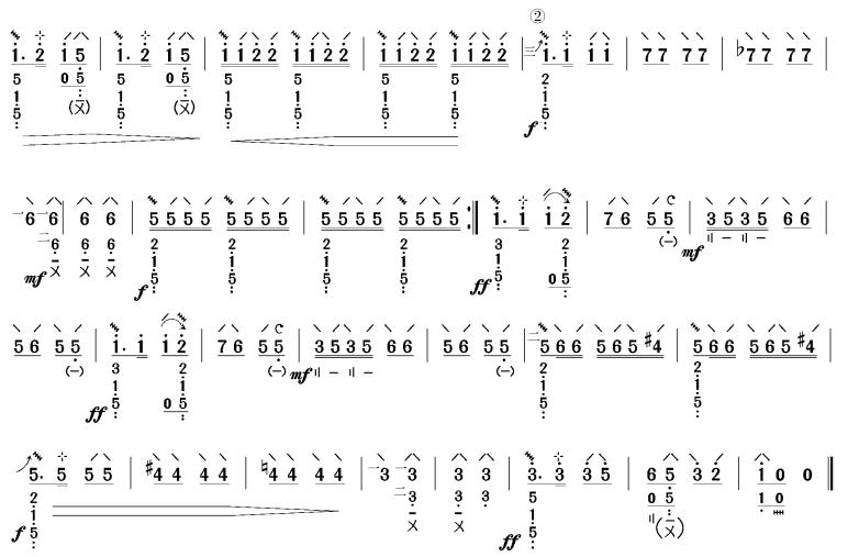 大起板(琵琶谱)其它曲谱（图3）
