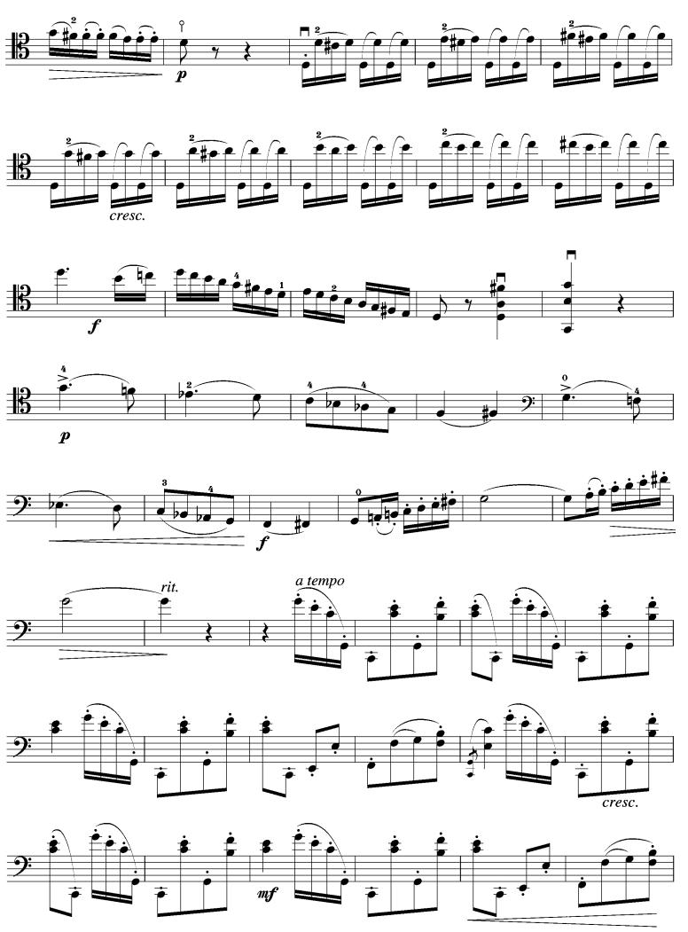 回旋曲(大提琴谱)其它曲谱（图2）