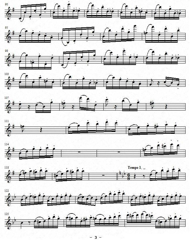 《练习曲》之26（单簧管谱）其它曲谱（图3）