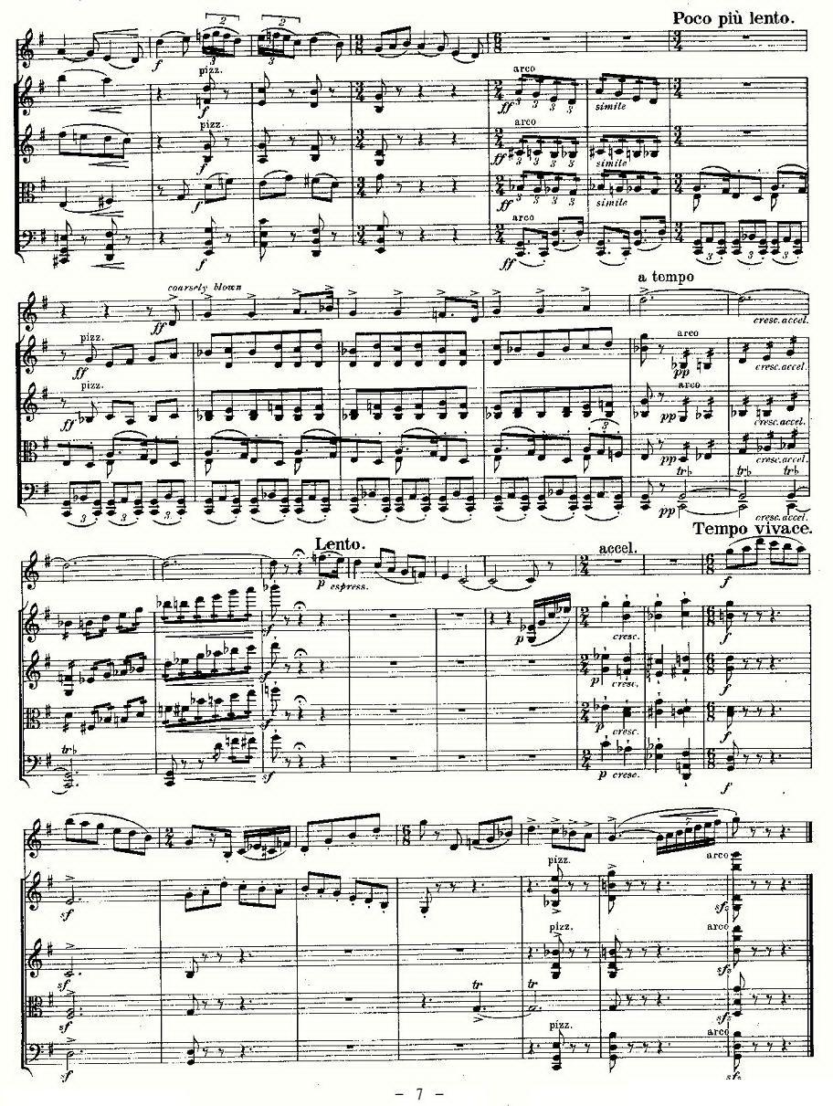 QUINTET.No3.（双簧管+弦乐五重奏第三乐章、总谱）其它曲谱（图7）