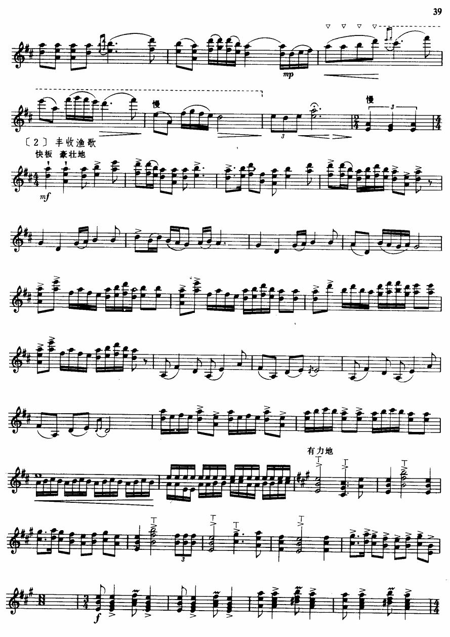 我爱祖国的西沙(笙独奏)其它曲谱（图2）