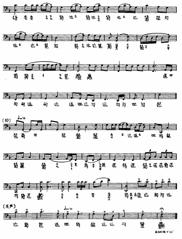 梅花三弄(古琴)其它曲谱（图6）