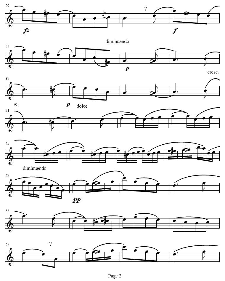 春之歌（单簧管）其它曲谱（图2）