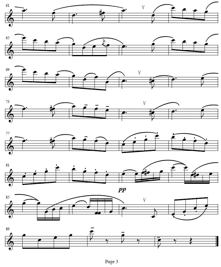 春之歌（单簧管）其它曲谱（图3）