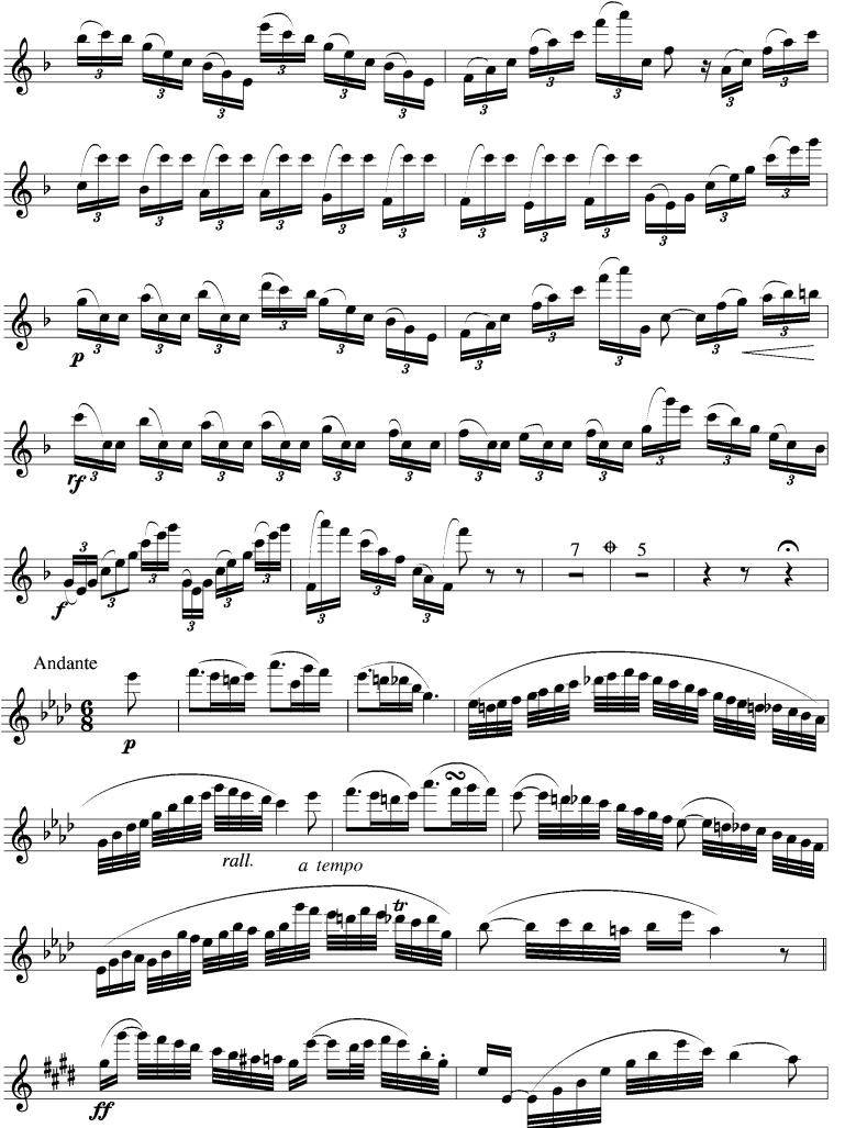 威尼斯狂欢节（长笛谱）其它曲谱（图6）