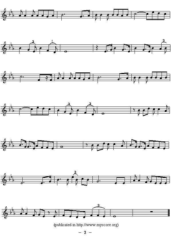 各国国歌主旋律：圣多美和普林西亚其它曲谱（图2）