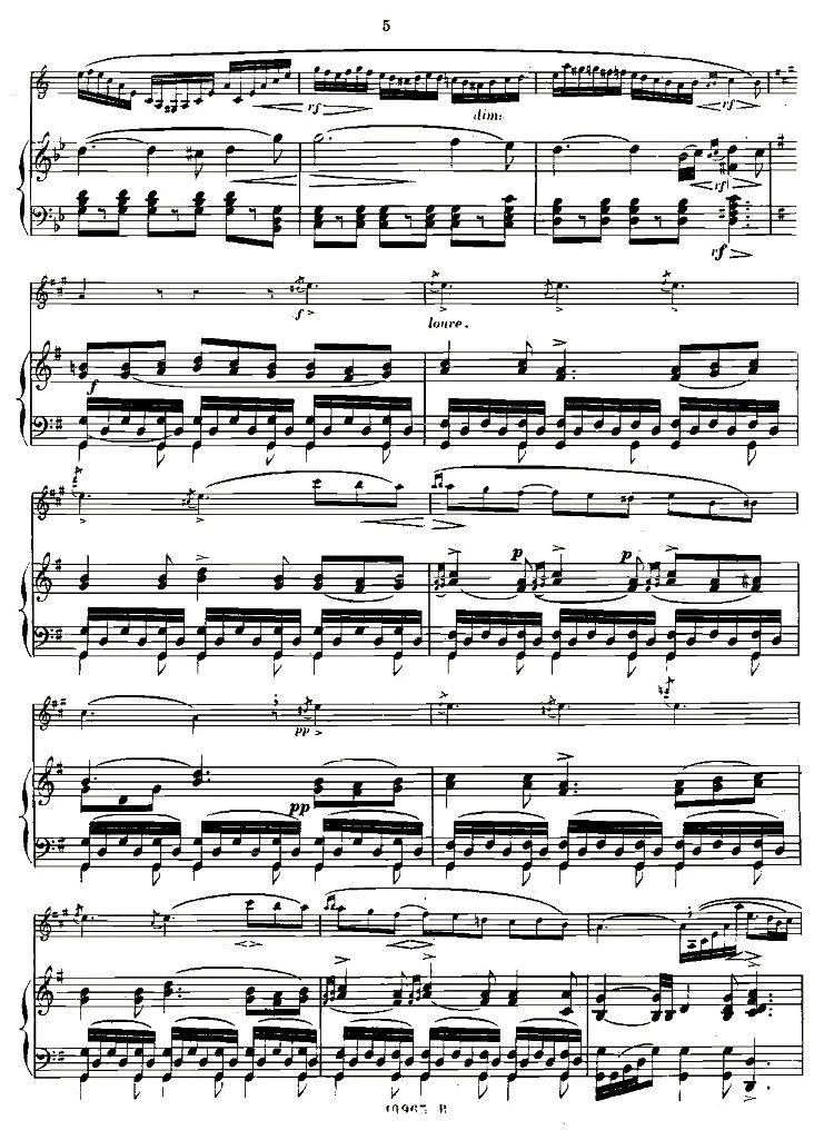 Klose Souvenir a Romero（单簧管+钢琴）其它曲谱（图4）