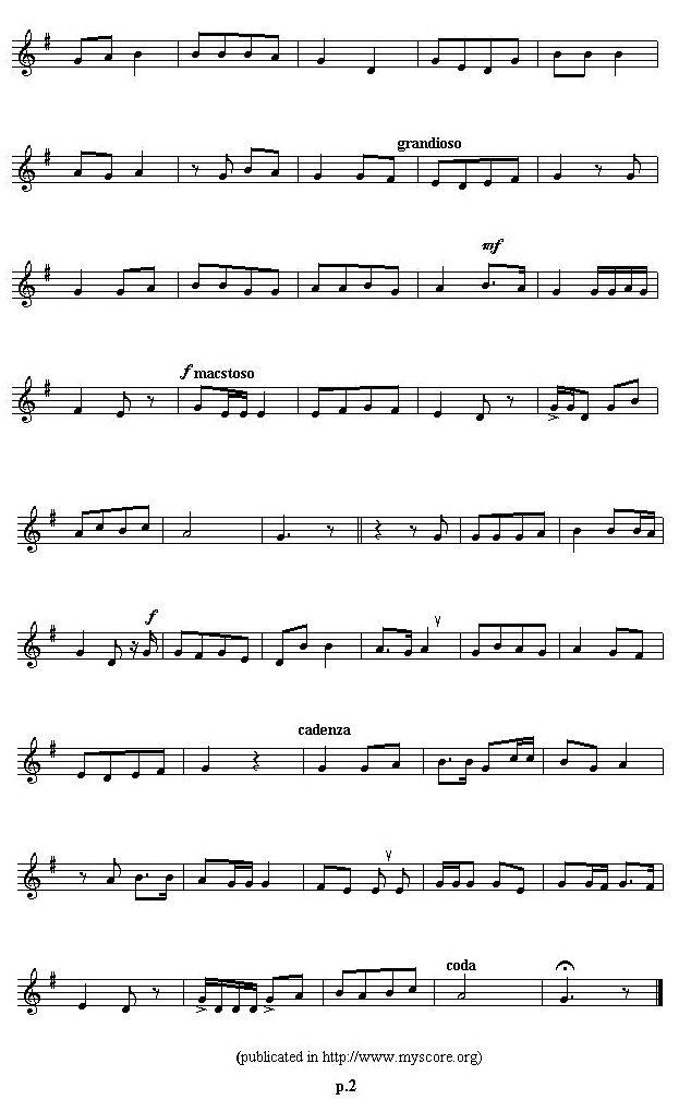 各国国歌主旋律：卢旺达（Arfica Anthem sheet musec:Rwanda）其它曲谱（图2）