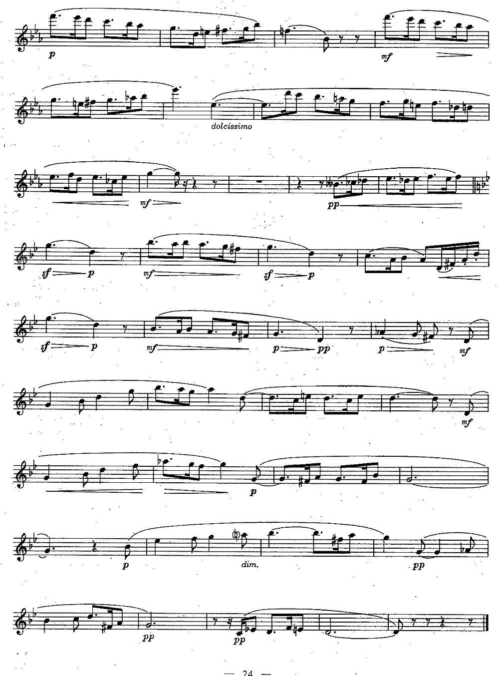 西西里舞曲（福列作曲版）其它曲谱（图6）