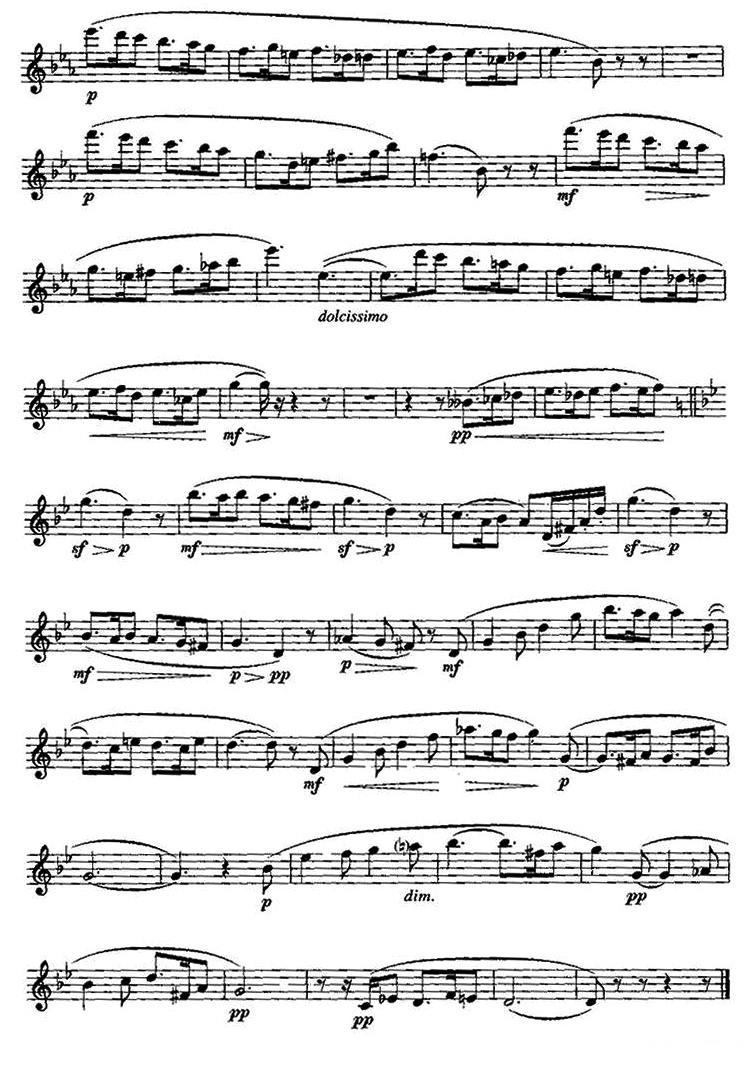 西西里舞曲（福列作曲版）其它曲谱（图4）