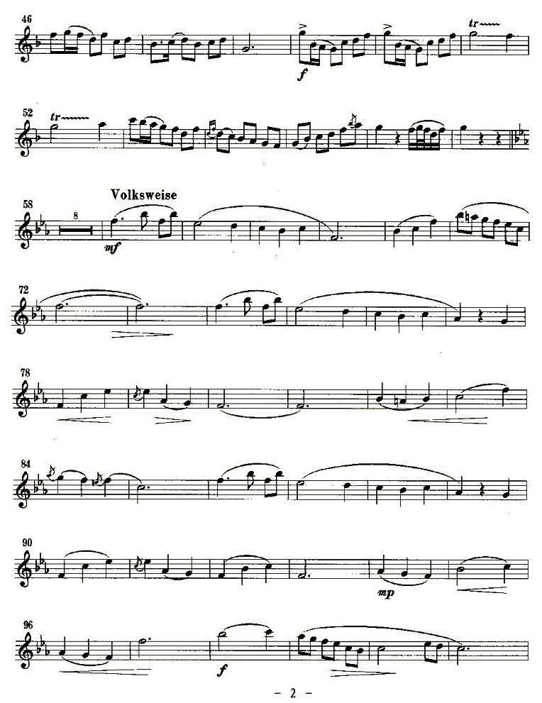 关中舞曲（单簧管）其它曲谱（图2）