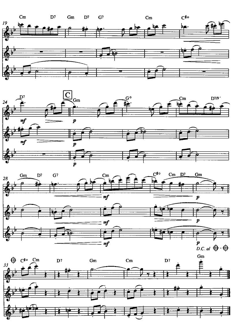 怪诞圆舞曲（长笛三重奏）其它曲谱（图2）