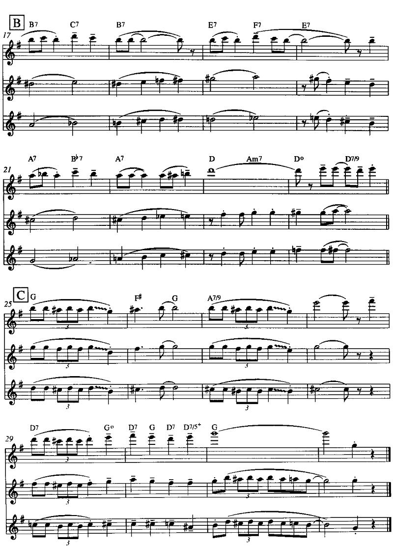 平行小节（长笛三重奏）其它曲谱（图2）