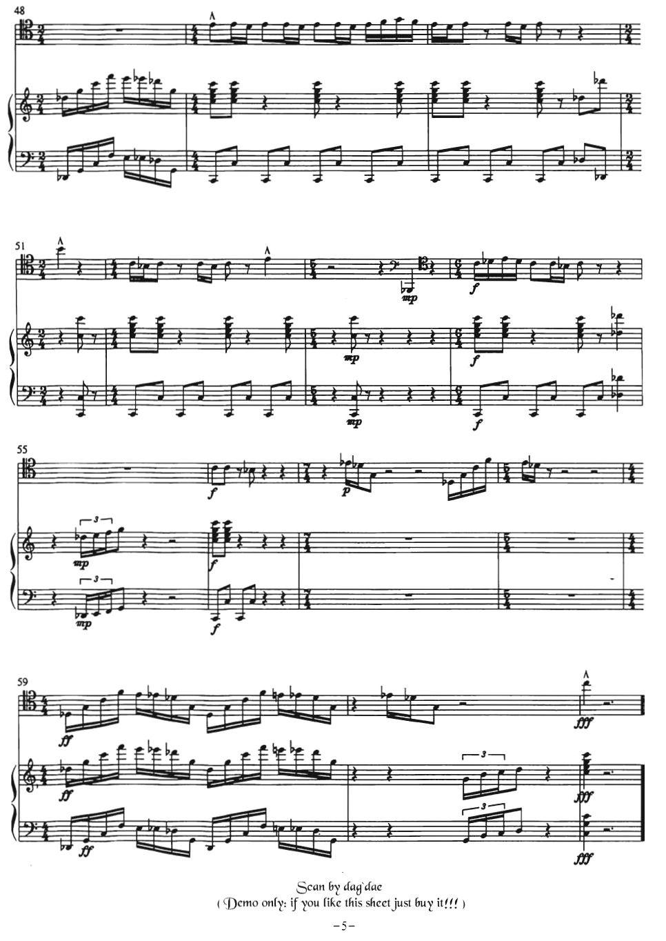 Los Bandidos（长号+钢琴）其它曲谱（图5）