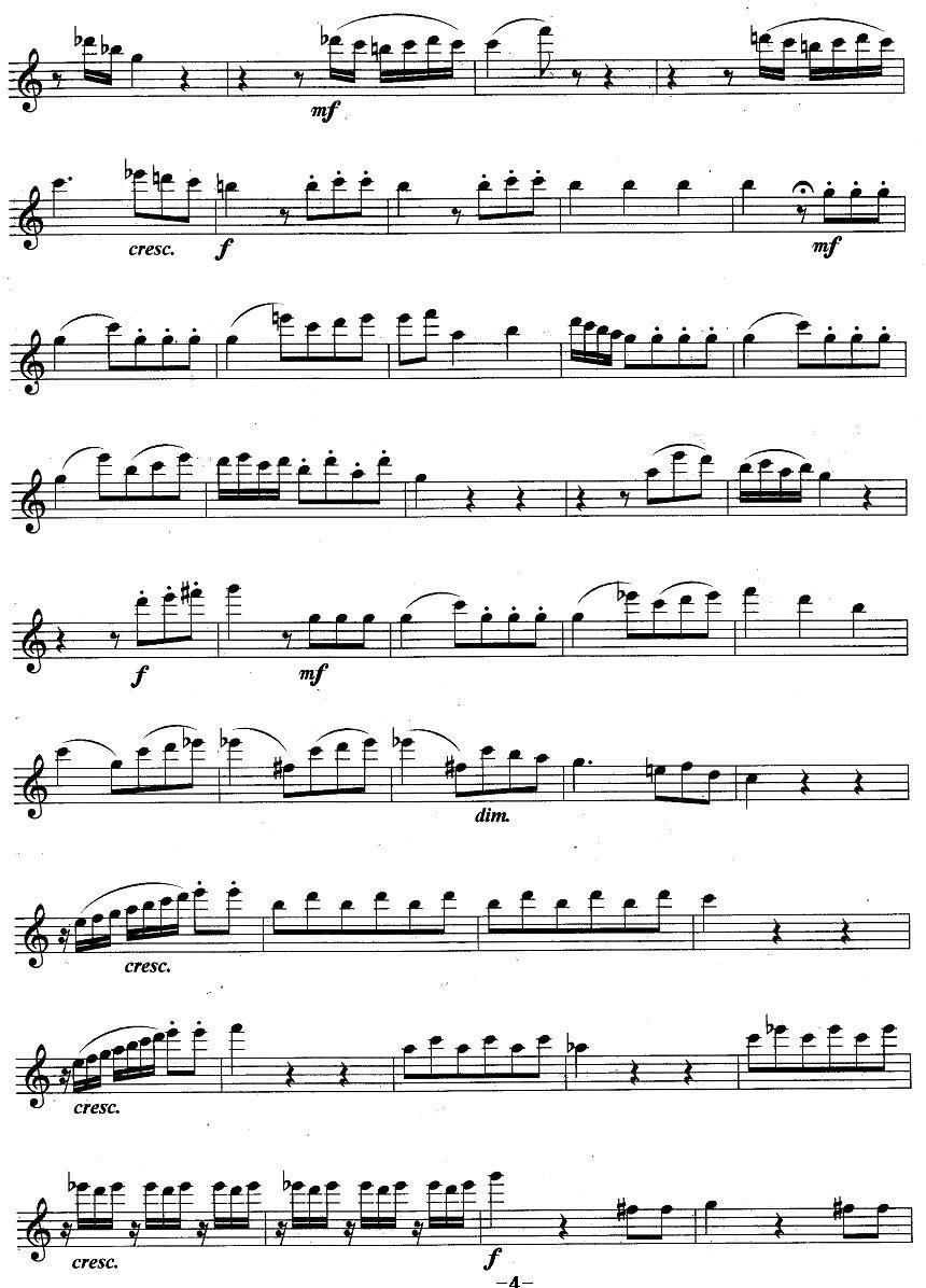奏鸣曲其它曲谱（图4）