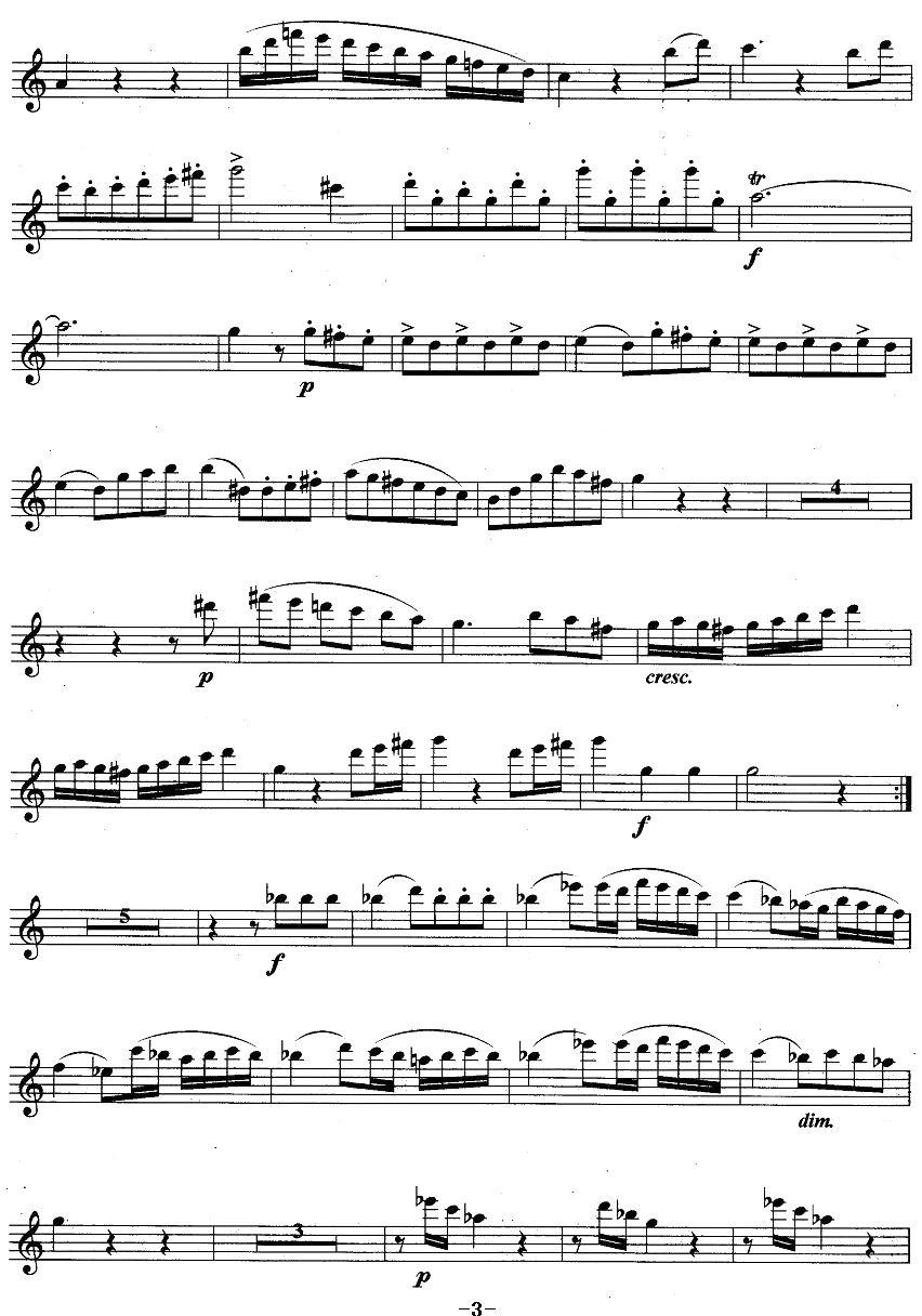 奏鸣曲其它曲谱（图3）