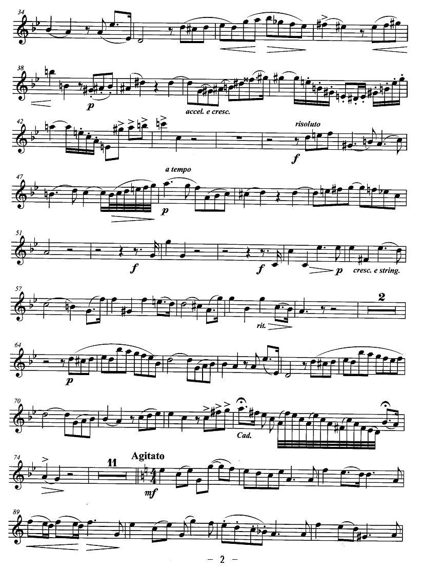 小号考级十级：音乐会乐曲其它曲谱（图2）