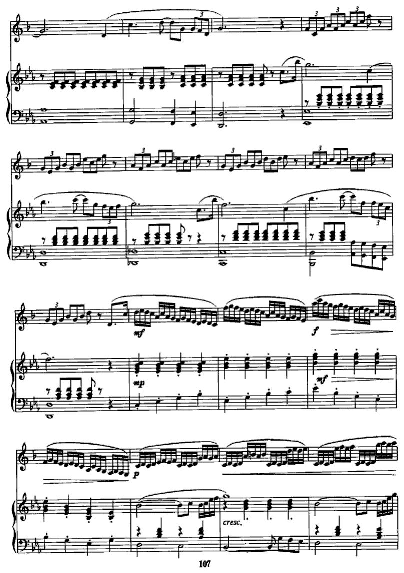 西拉穆轮河随想曲（单簧管+钢琴）其它曲谱（图4）