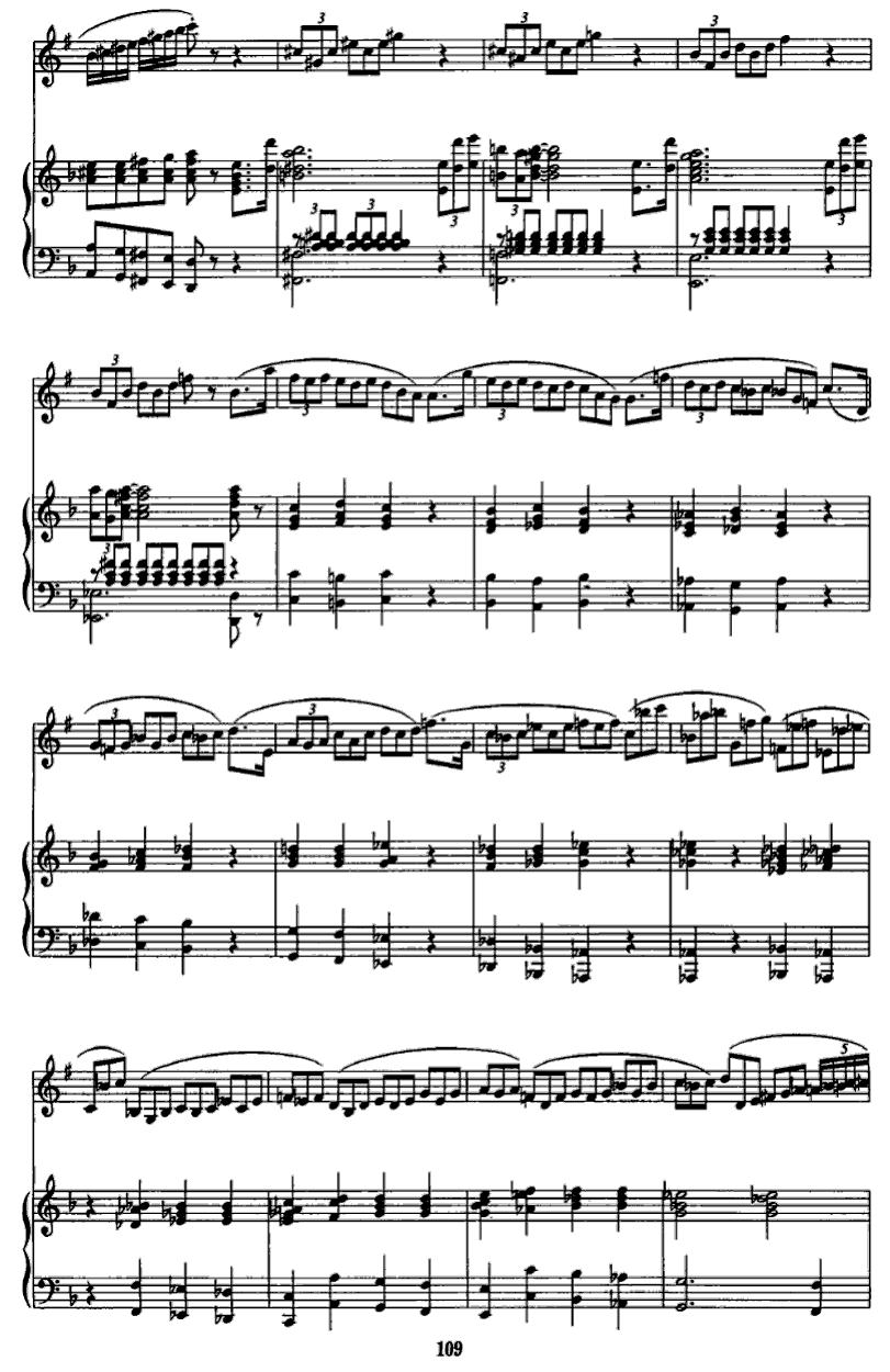 西拉穆轮河随想曲（单簧管+钢琴）其它曲谱（图6）