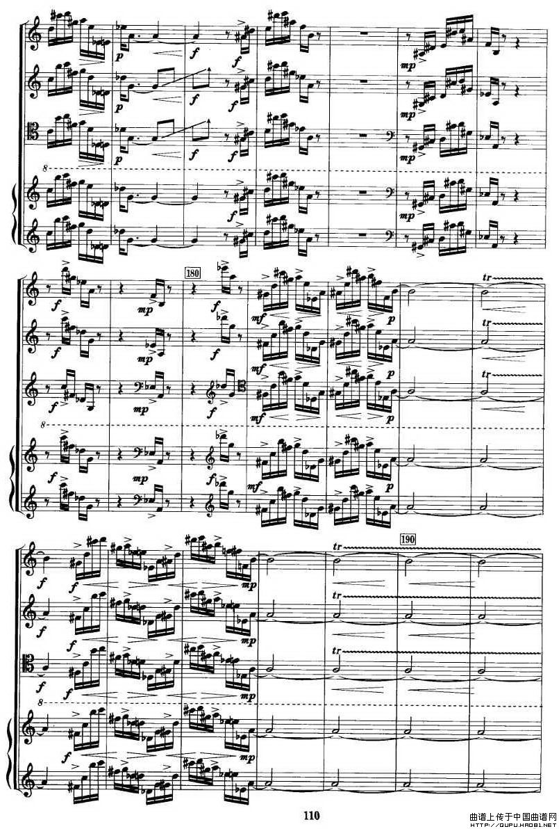 飞歌（单簧管+小提琴+大提琴+钢琴）P11其它曲谱（图1）