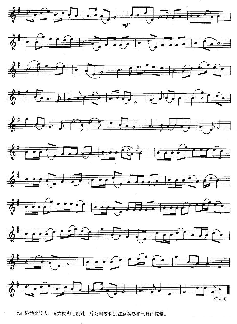 趣味练习曲：河北小调其它曲谱（图2）