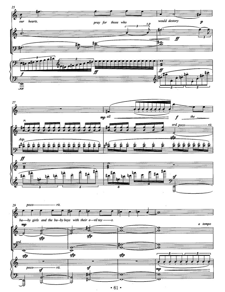 还没遗忘的记忆（女高音+小提琴+大提琴+钢琴）其它曲谱（图5）