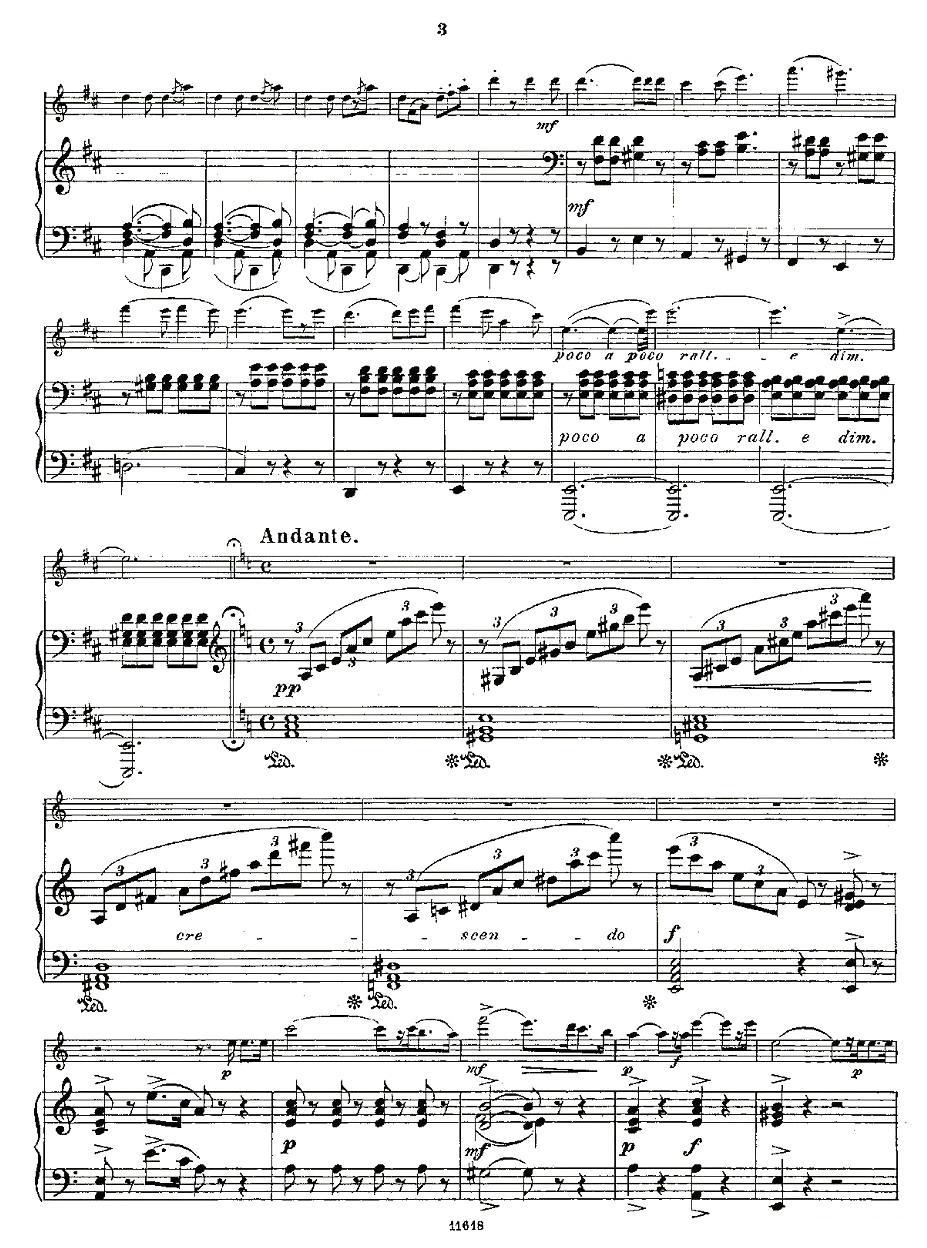 Opern-Transcriptionen.Op.45-3（长笛+钢琴伴奏）其它曲谱（图3）