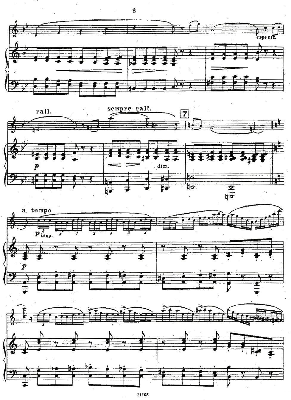 Chaminade Flute Concertino（莎米纳德长笛协奏曲）其它曲谱（图7）