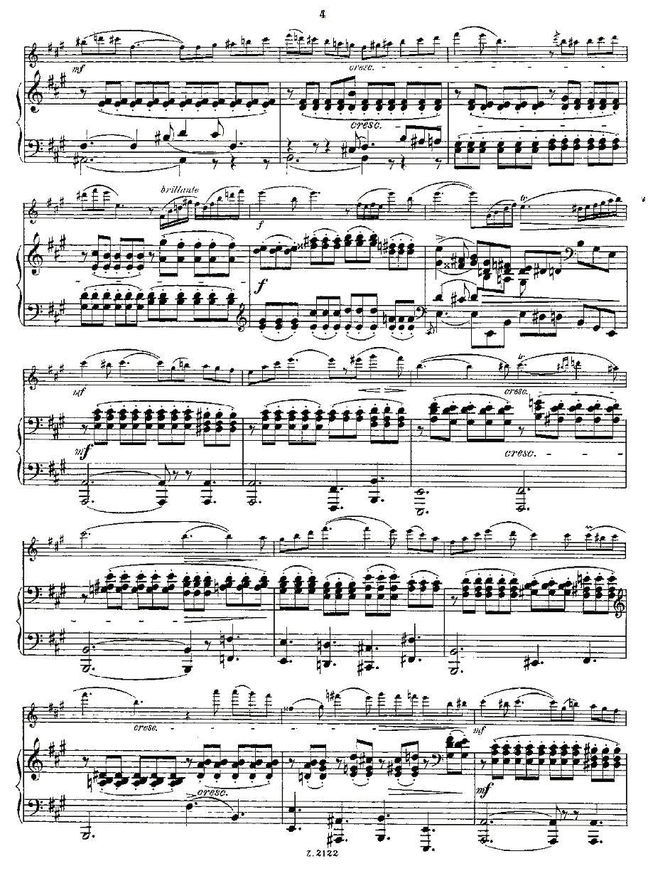 Wiedersehen.Op.46（长笛+钢琴伴奏）其它曲谱（图4）