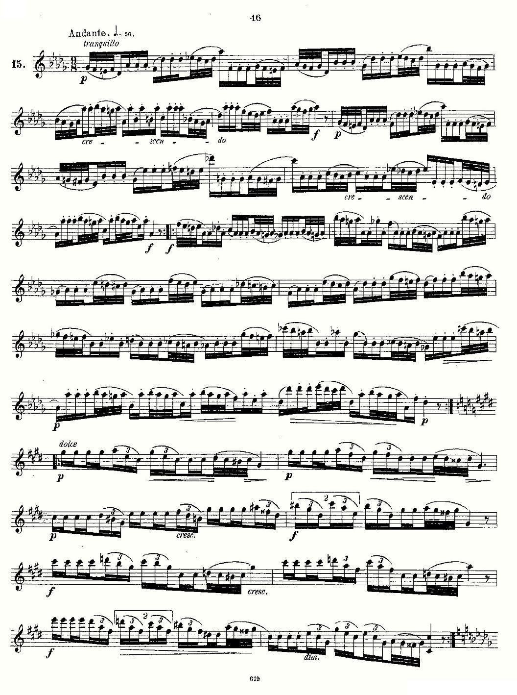 Andersen etude op30 之13—24（练习曲作品30号）其它曲谱（图4）