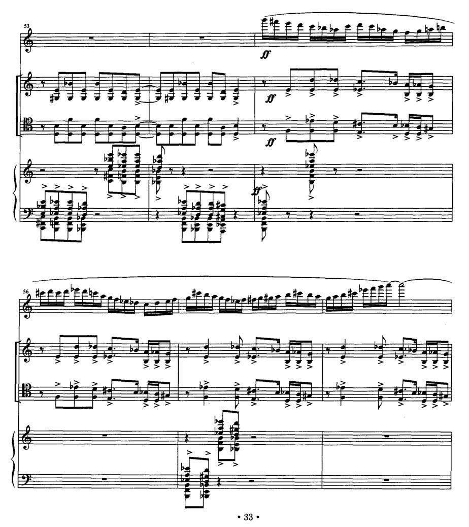 四重奏 op．41（为小提琴、大提琴、单簧管与钢琴而作）其它曲谱（图10）