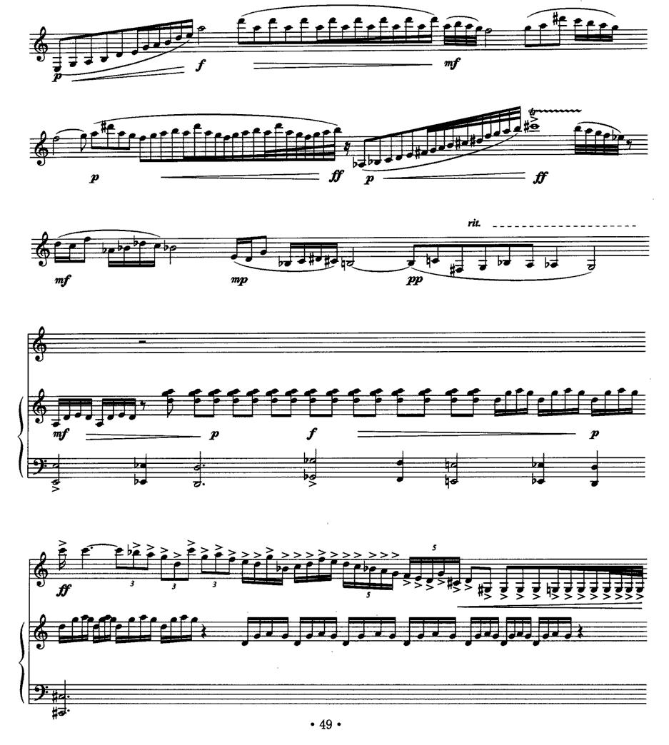 四重奏 op．41（为小提琴、大提琴、单簧管与钢琴而作）其它曲谱（图26）