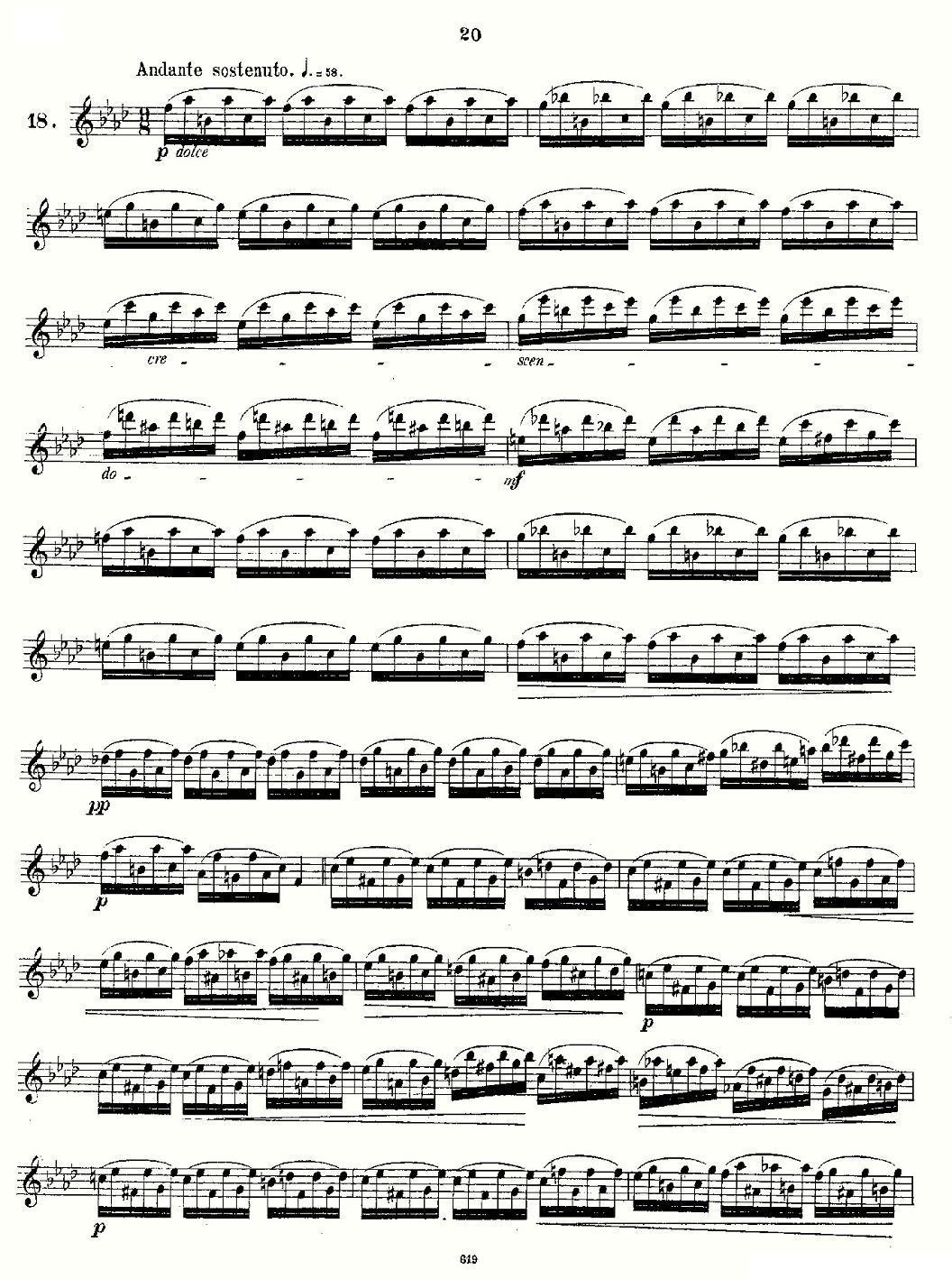 Andersen etude op30 之13—24（练习曲作品30号）其它曲谱（图8）