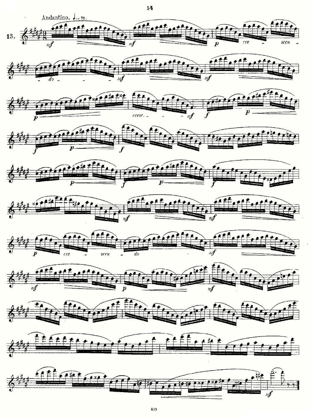 Andersen etude op30 之13—24（练习曲作品30号）其它曲谱（图2）