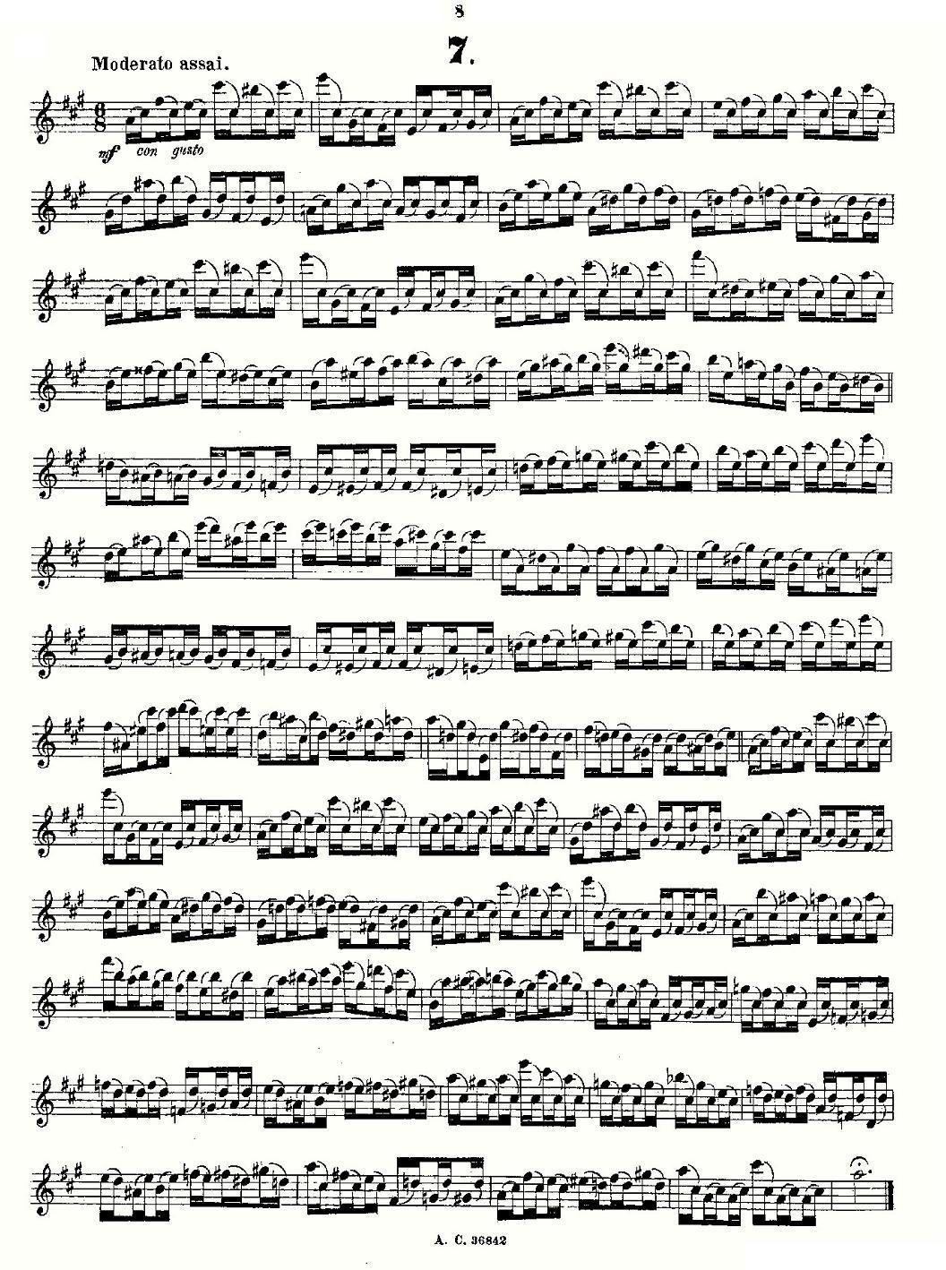 24首长笛练习曲 Op.21 之1—12其它曲谱（图8）