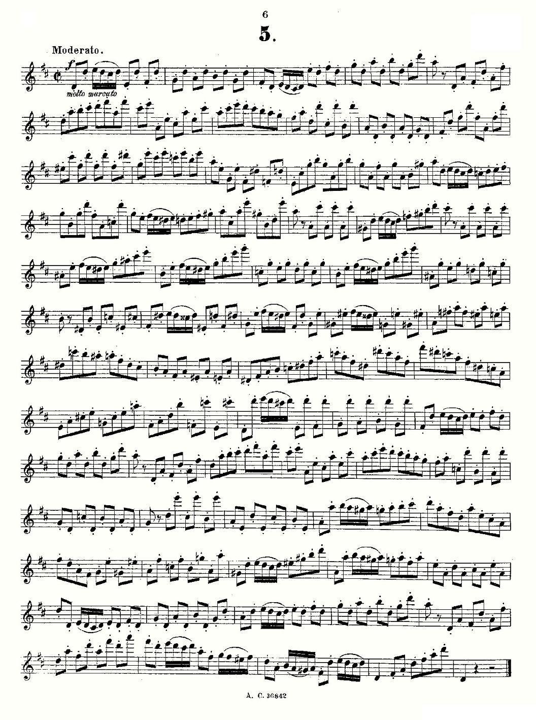 24首长笛练习曲 Op.21 之1—12其它曲谱（图6）
