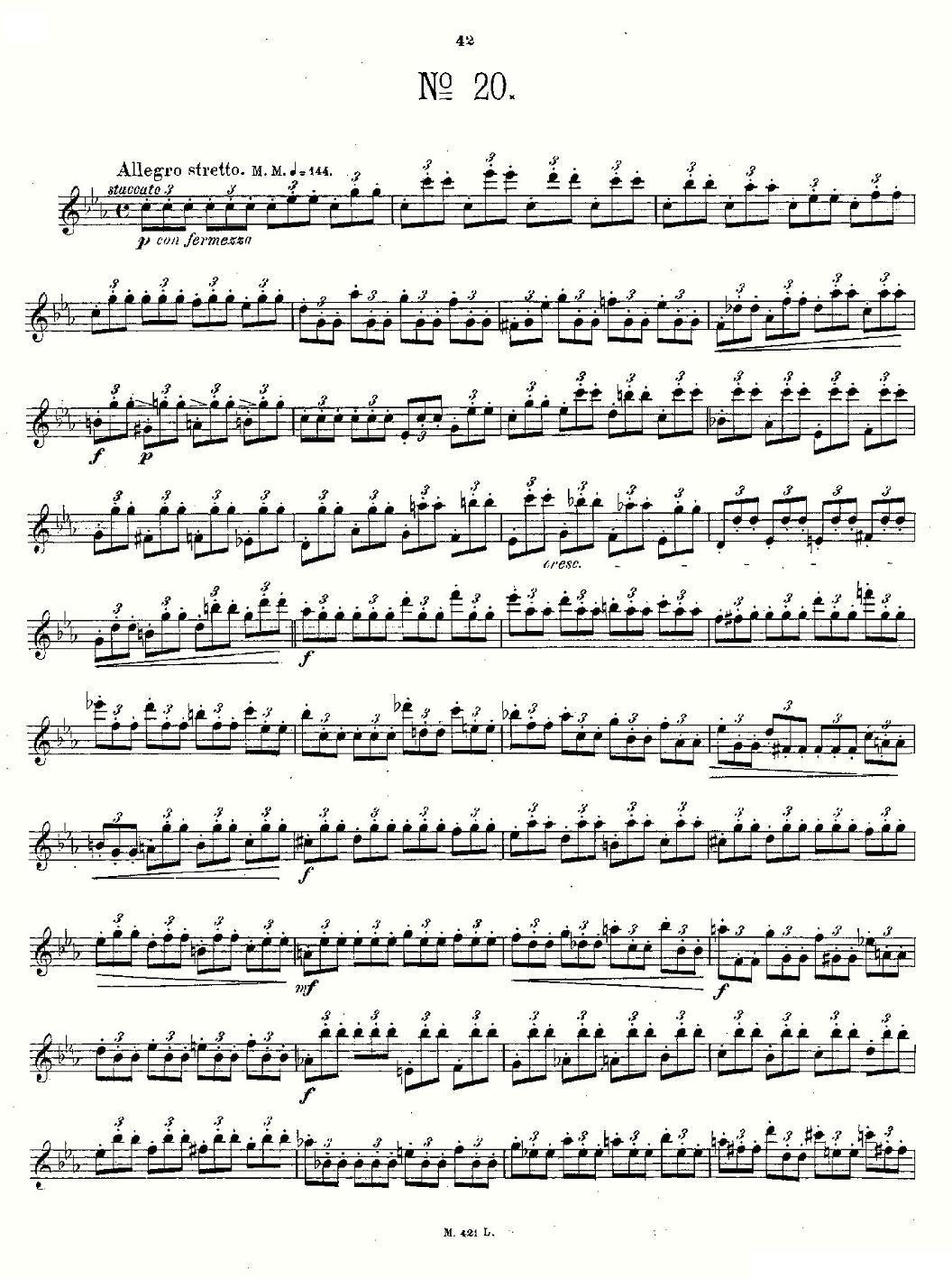 24首长笛练习曲 Op.15 之16—20其它曲谱（图10）