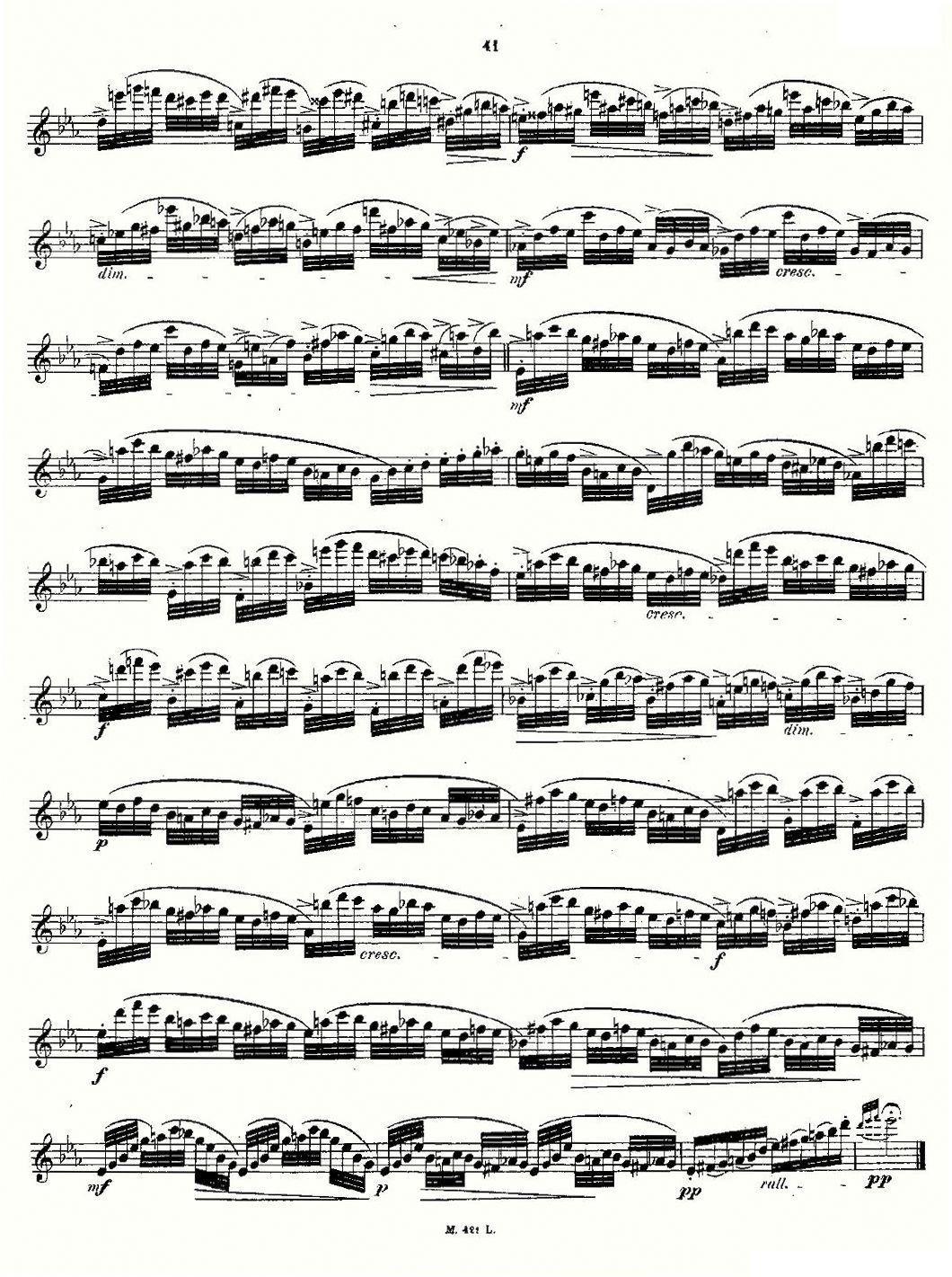 24首长笛练习曲 Op.15 之16—20其它曲谱（图9）