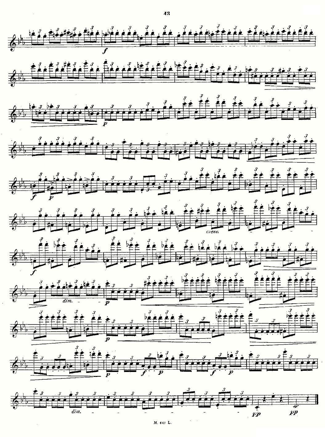 24首长笛练习曲 Op.15 之16—20其它曲谱（图11）