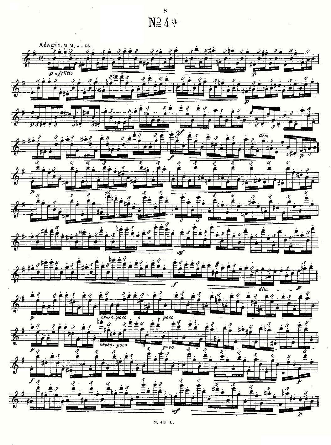 24首长笛练习曲 Op.15 之1—5其它曲谱（图8）