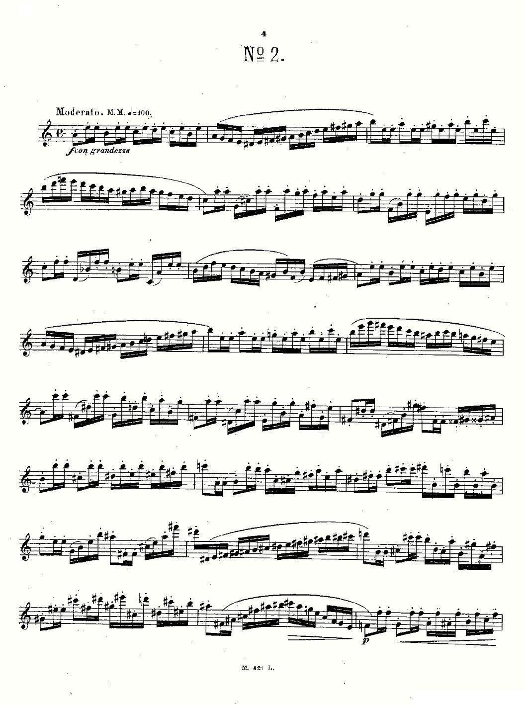 24首长笛练习曲 Op.15 之1—5其它曲谱（图4）