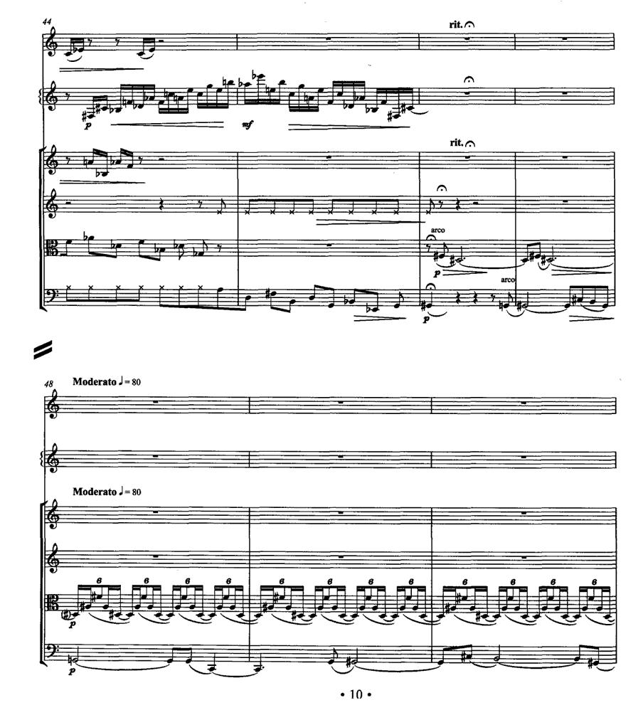 岗拉美朵（单簧管+颤音琴+弦乐四重奏）其它曲谱（图9）